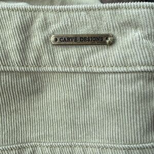 Carve Designs Sage Green Corduroy Pants